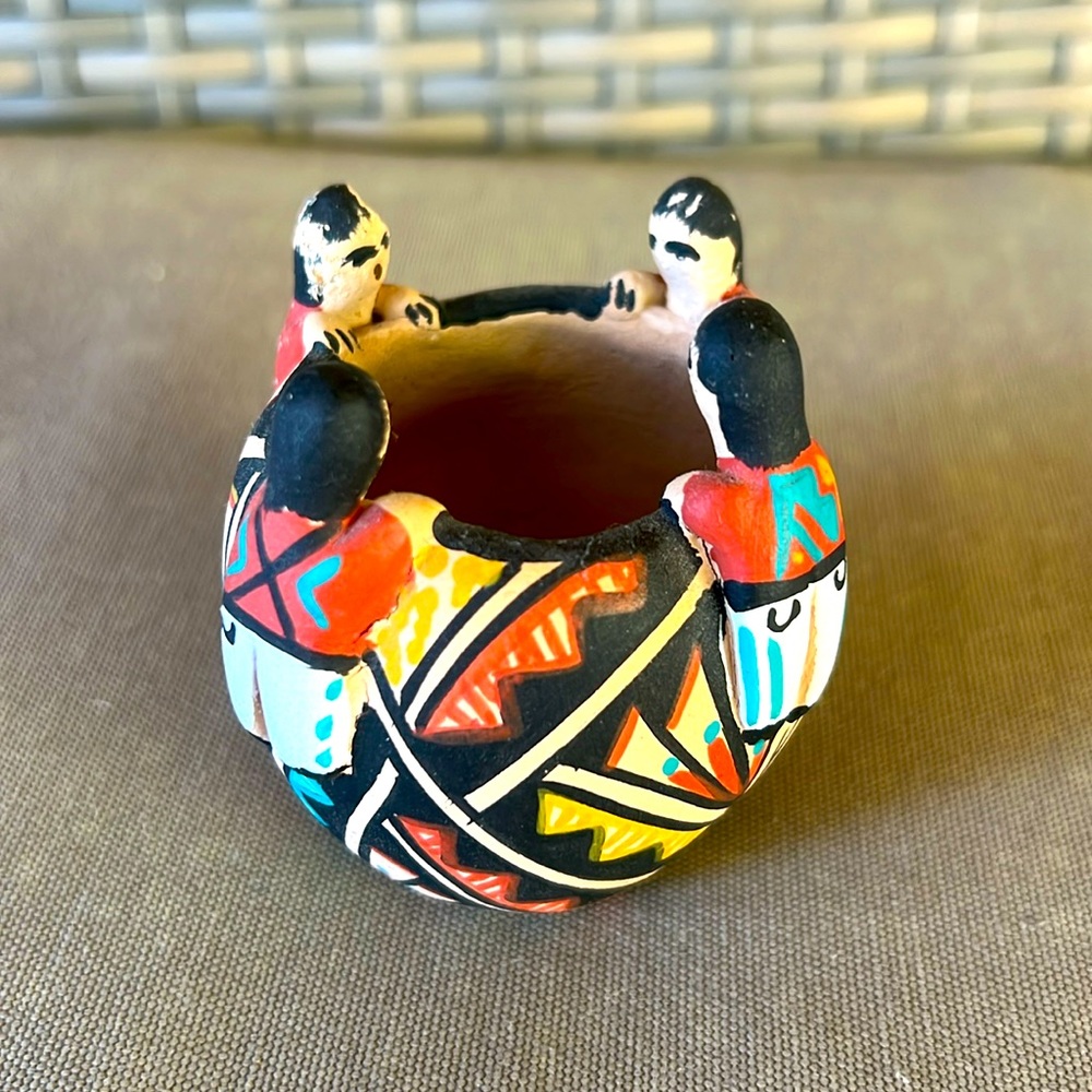 Native American Mini Pottery Bowl